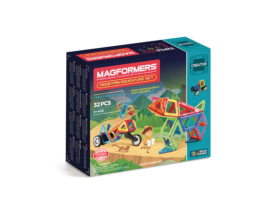 фото Конструктор магнитный Magformers Adventure Mountain 32 set (Магформерс Адвенте Маунтин сет)