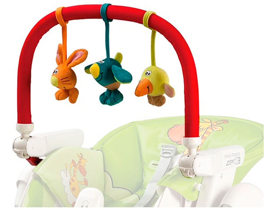 фото Дуга с игрушками для стульчика Peg-perego Play Bar High Chair (Пег-Перего Плэй Бар Хай Чеар)