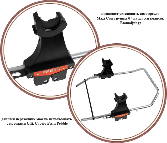 adapter maxi cosi emmaljunga