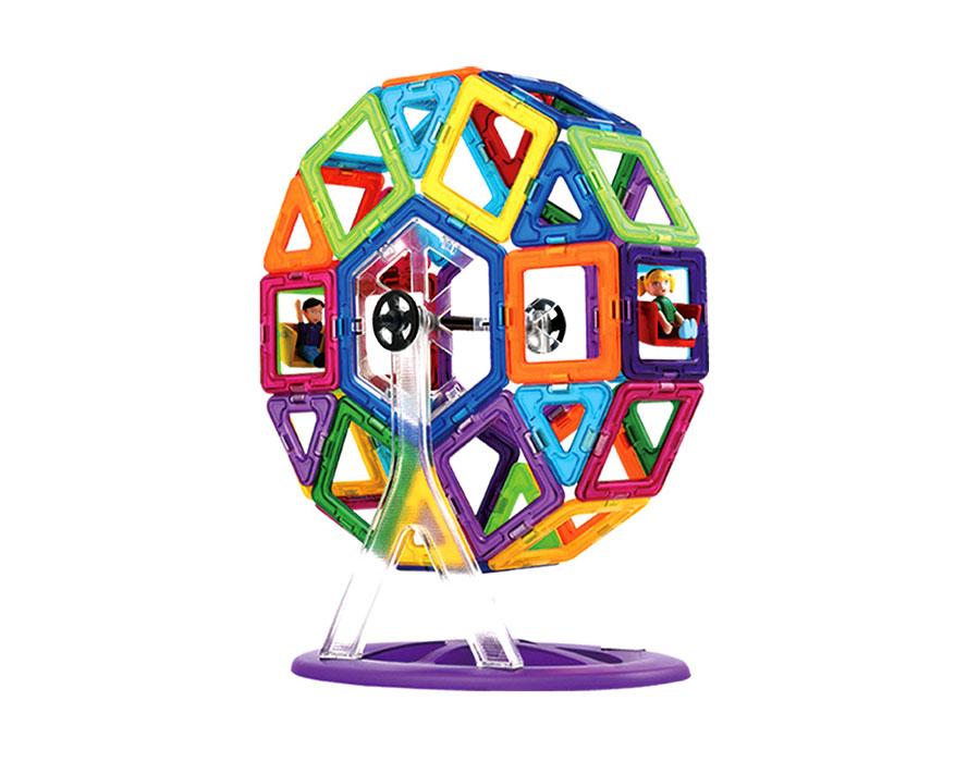 Магнитный конструктор 100. Magformers Carnival Set. Магнитный конструктор Magformers карнавал. Магнитный конструктор 46 деталей. Карусель из магнитного конструктора
