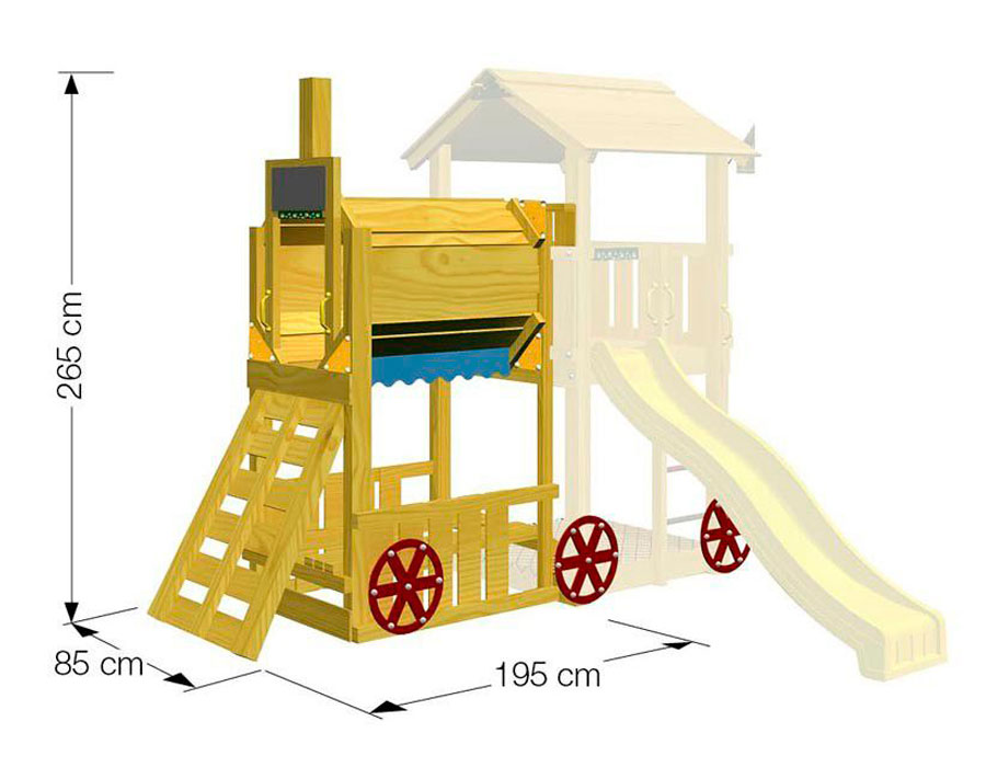 Train module. Спортивно-игровой комплекс jungle gym cottage train + 2-swing module. паровоз городок детская площадка. горка поезд. детский домик паровозик из дерева.
