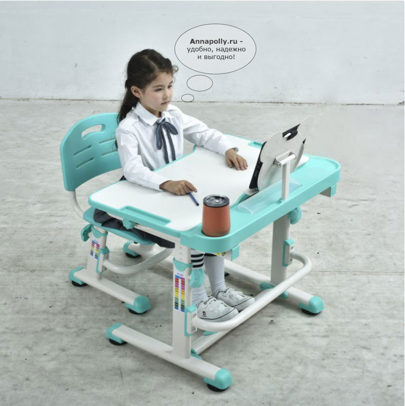 фото Комплект мебели (столик + стульчик) Mealux EVO BD-04 New XL Teddy (Меалюкс Ево БД-04)