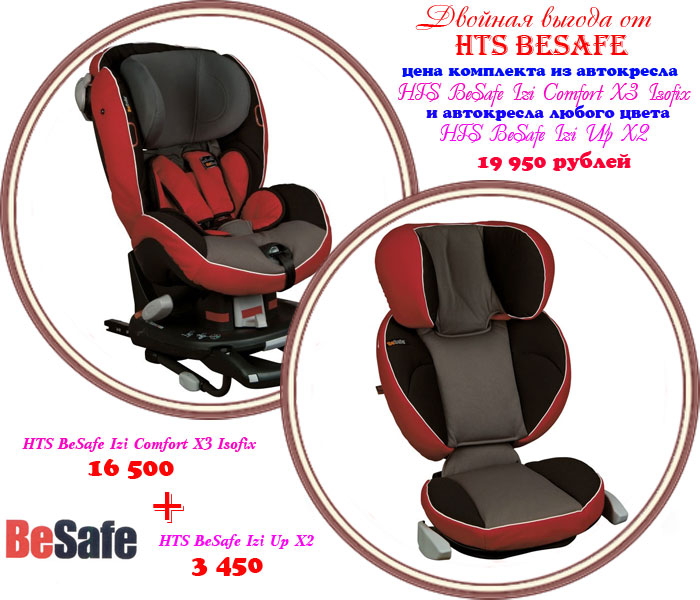���� ���������� HTS BeSafe iZi Comfort X3 Isofix + ���������� iZi Up X2 (������)