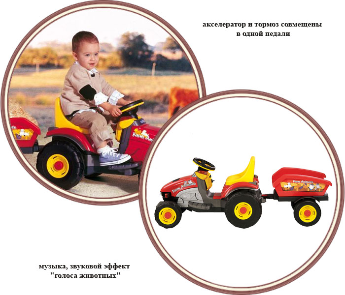 ���� ������������� Peg-Perego Farm Animals Trailer 1066 (���-������ ���� ������� �������)