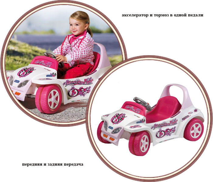 ���� ������������� Peg-Perego Mini Racer Pink (��� ������ ���� ������ ����)
